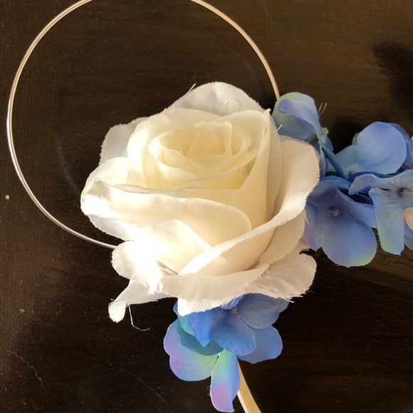 Blue and white handmade Disney Ears - Picture 4 of 5